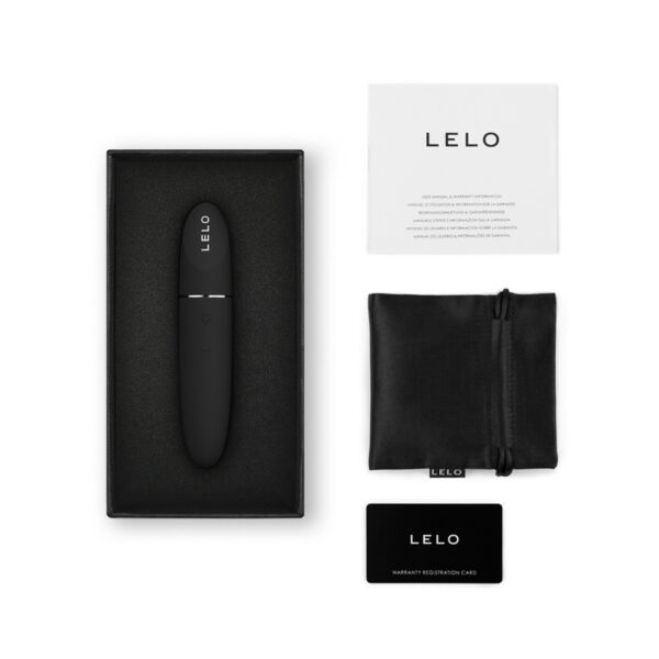 black vibrator and accessories