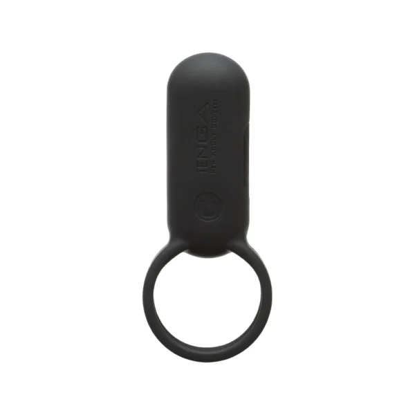 black cock ring with vertical vibe