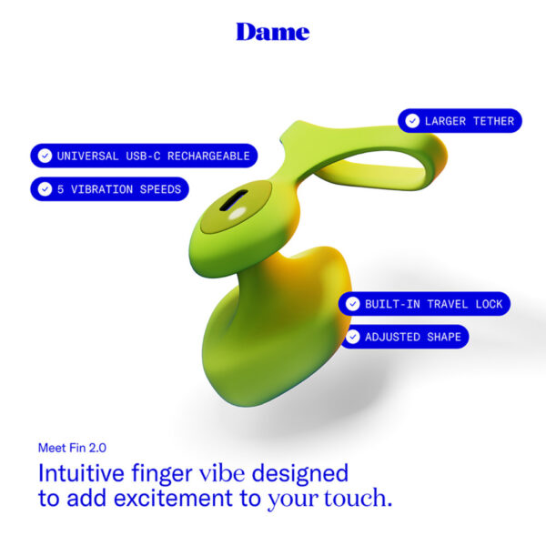 Dame Fin 2.0 Finger Vibrator - Image 7