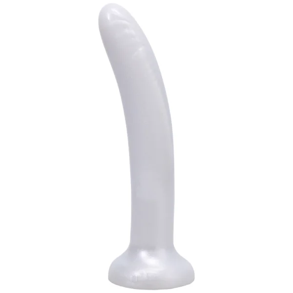 white dildo on white background