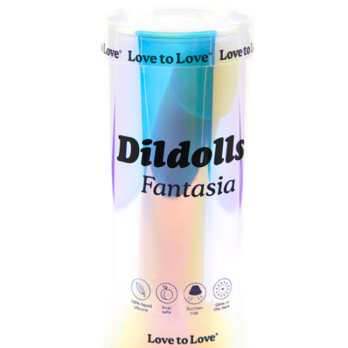 Love To Love Curved Suction Cup Dildolls Fantasia - Asst Colors main image 1