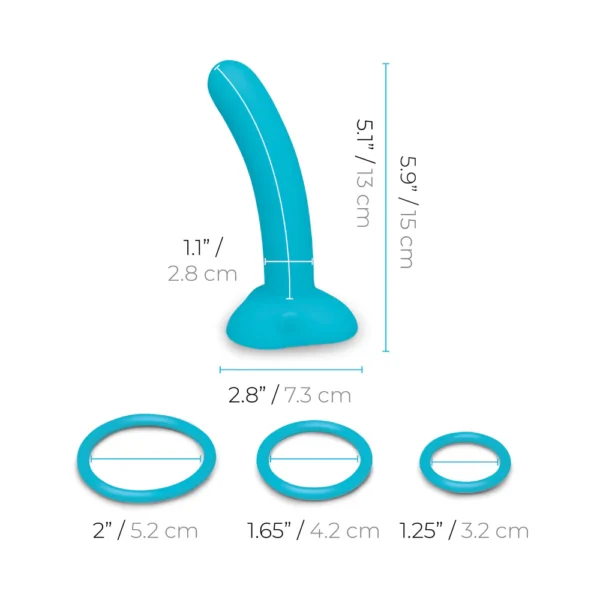 B-Vibe Every Body Strap on Harness Set with Silicone Dildo - Image 2