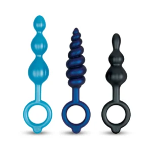 b-Vibe's Butties collection of 3 anal plugs.