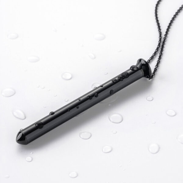 black vibrating necklace