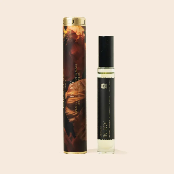 black tube and 10ml perfume bottle