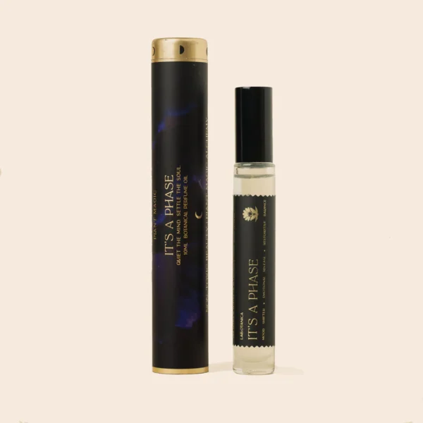 black tube and 10ml perfume bottle