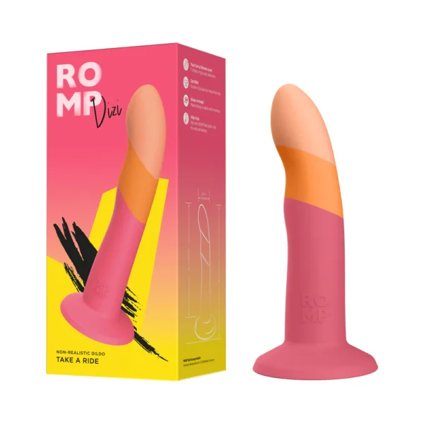 multi color dildo and box