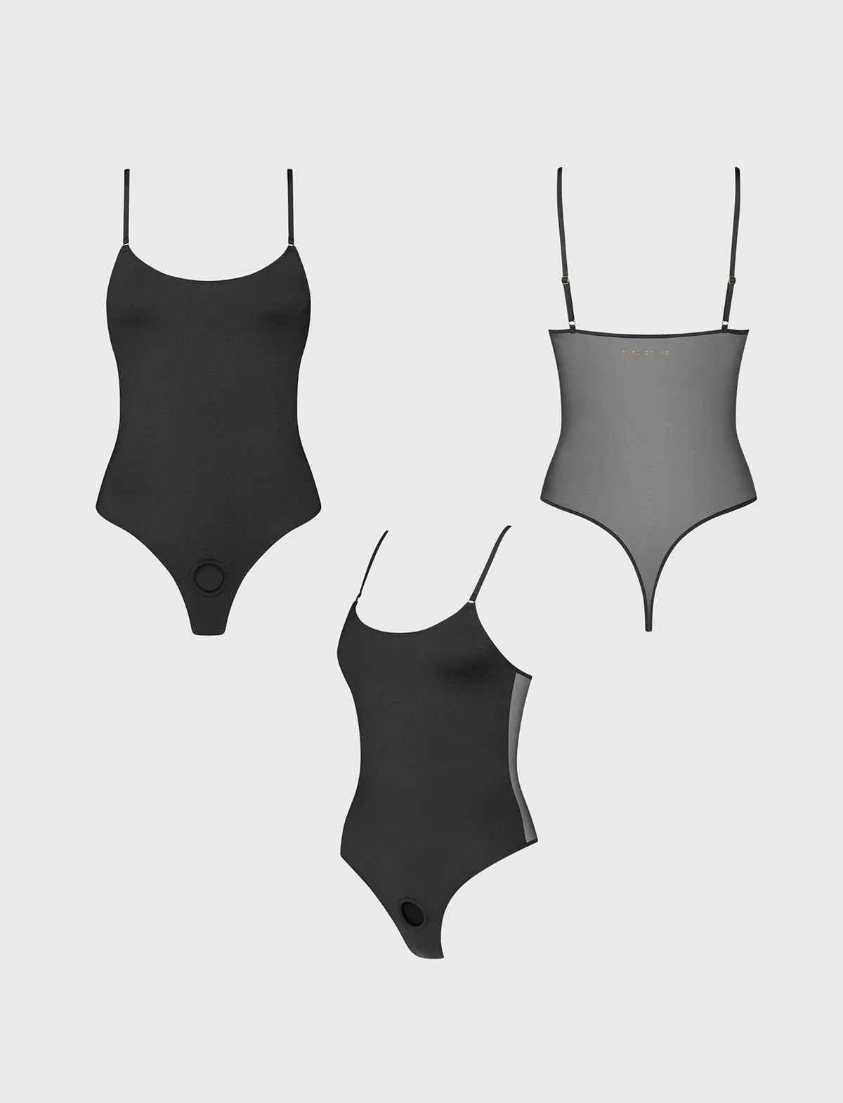 black bodysuit harness